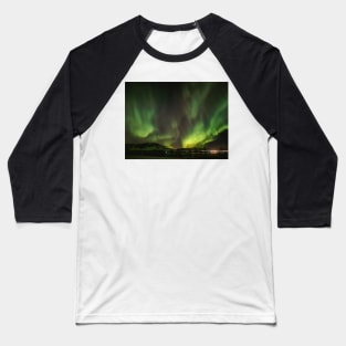 Aurora Dancing Lights Baseball T-Shirt